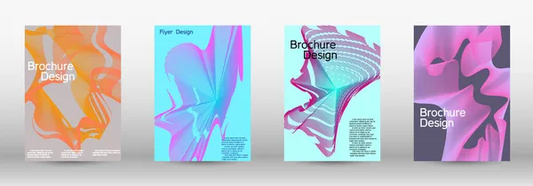 Μοντέρνο Πρότυπο Σχεδιασμού Ένα Σύνολο Από Μοντέρνα Αφηρημένα Εξώφυλλα Δημιουργικό — Διανυσματικό Αρχείο