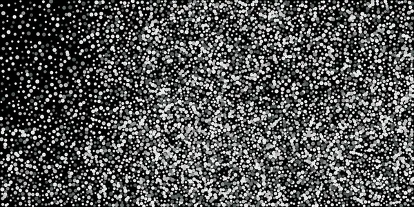 Konfetti Mit Silberglitzern Schwarzer Hintergrund Glänzend Abstrakte Textur Vektor Abstrakte — Stockvektor