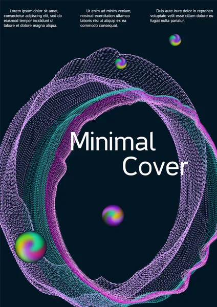 Minimum Vector Coverage Creative Fluid Colors Backgrounds Creative Background Abstract — Stock Vector