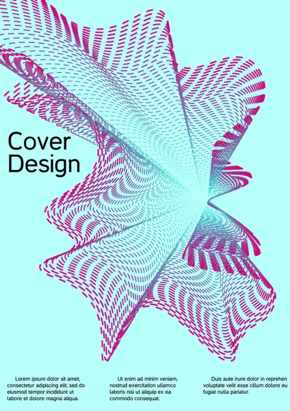 Minimum Vector Coverage Creative Background Abstract Lines Create Fashionable Abstract — Stock Vector