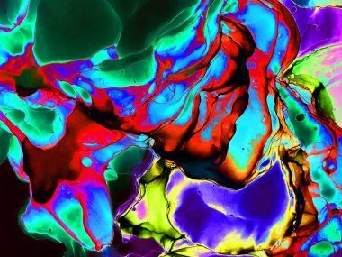 Moda tasarımı için modern yaratıcı suluboya arka plan. Arka planda güzel bir duman soyutlaması. Mürekkep, boya, soyut. Resmi kapat..