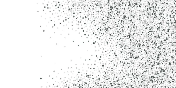 Silbernes Glitzerkonfetti Heller Hintergrund Weiße Abstrakte Textur Vektor Abstrakte Grafische — Stockvektor
