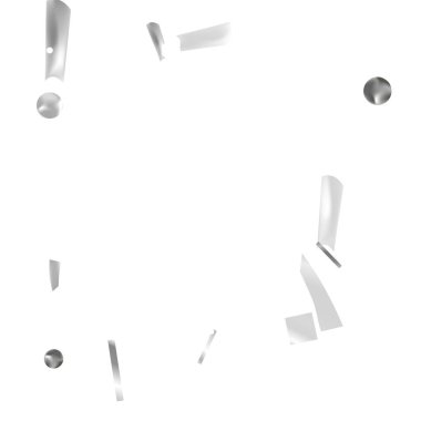 Gümüş konfeti. Canlı bulanıklık etkisi. Kutlama folyosu. Her amaç için harika bir tasarım. Tatil, doğum günü.