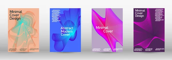 Zukünftige futuristische Vorlage mit abstrakten aktuellen Formen für Bannerdesign, Poster, Booklet, Report, Journal. — Stockvektor