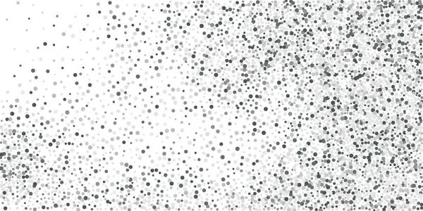 Silverglitter Konfetti Ljus Bakgrund Vit Abstrakt Konsistens Vektor Abstrakt Grafisk — Stock vektor