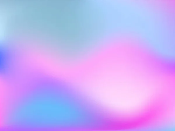 Fundo Holográfico Malha Lisa Brilhante Borrada Padrão Futurista Rosa Azul — Vetor de Stock