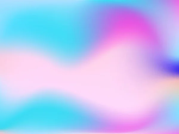 Fundo Holográfico Malha Lisa Brilhante Borrada Padrão Futurista Rosa Azul — Vetor de Stock