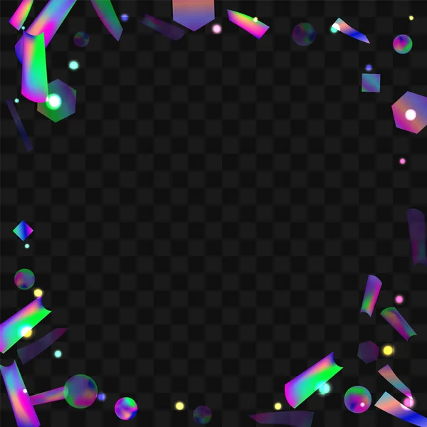 Confetti Hologramme Grande Conception Pour Tous Les Usages Modèle Bannière — Image vectorielle