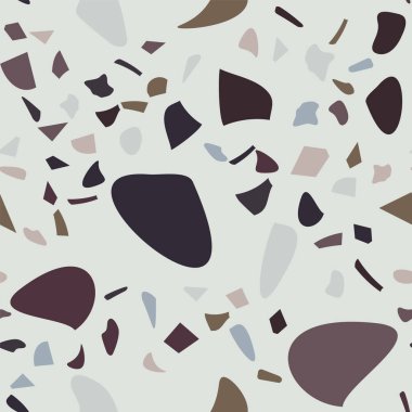 Kırsal terrazzo döşeme vektörü pankart tasarımı için pürüzsüz. Grafiksel modern model. Vektör illüstrasyonu.