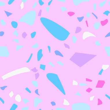 Kırsal terrazzo döşeme vektörü pankart tasarımı için pürüzsüz. Grafiksel modern model. Kusursuz vektör arkaplanı.