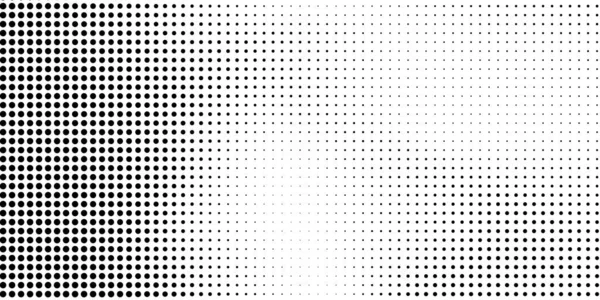 Διακεκομμένο Φόντο Αποχρώσεις Μαύρες Κουκίδες Μοντέρνο Στυλ Λευκό Φόντο Vintage — Διανυσματικό Αρχείο