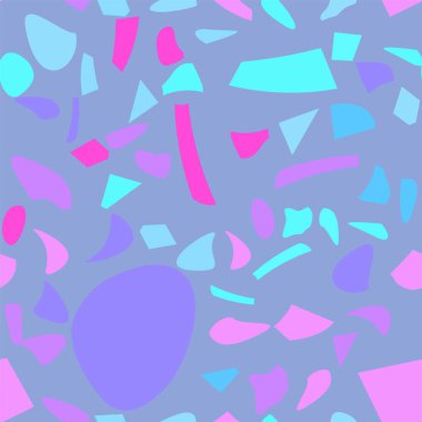 Terrazzo döşeme vektörü kusursuz desen. Grafiksel modern model. Kusursuz vektör arkaplanı.