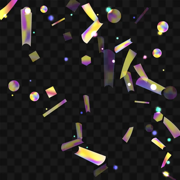 Голограма Confetti Чудовий Дизайн Будь Яких Цілей Шаблон Прапора Розмитий — стоковий вектор