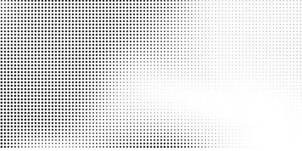 Halbtongepunkteter Hintergrund Schwarze Punkte Modernem Stil Auf Weißem Hintergrund Vintage — Stockvektor