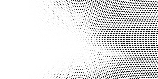 Половина точечного фона. Черные точки в современном стиле на белом фоне. Винтажная иллюстрация концепции дизайна. Современная текстура. Текстура горошек
.