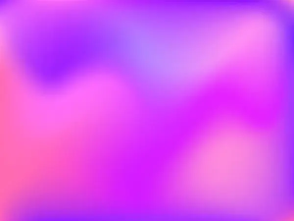 Holographischer Hintergrund Helles Glattes Mesh Mit Einem Verschwommenen Futuristischen Muster — Stockvektor