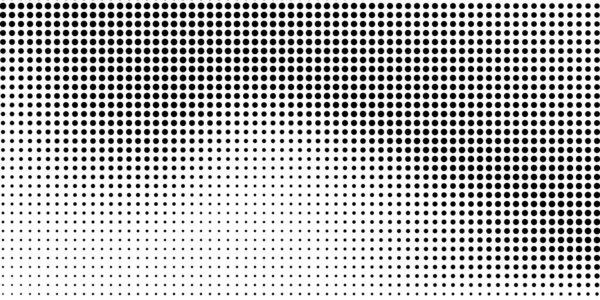 Halftone gestippelde achtergrond. Zwarte stippen in moderne stijl op een witte achtergrond. — Stockvector