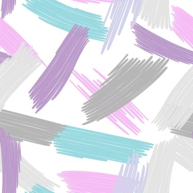 Karalamanın soyut renksiz arkaplanı. Renkli karalamalar keçeli kalemle rastgele çizilir. Vektör çizimi. Çocuk filmi. Soyut parlak duvar kağıdı.