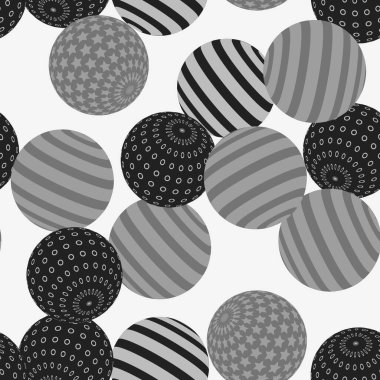 Soyut topların geçmişe dönük 3 boyutlu çizimi, her amaç için harika bir tasarım. Kapak tasarımı için modern poster. Vektör kusursuz teknoloji geçmişi. Arkaplan duvar tasarımı.