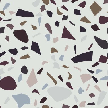 Kırsal terrazzo döşeme vektörü pankart tasarımı için pürüzsüz. Grafiksel modern model. Vektör illüstrasyonu. 