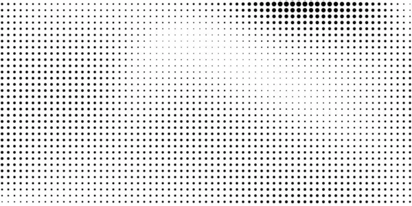 Halftone Dotted Background Black Dots Modern Style White Background Vintage — Stock Vector