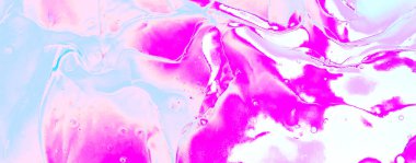 Alkol mürekkebi. Mavi, pembe, mavi renklerde büyülü bir peri masalı dizaynı olan güzel bir karikatür arka planı. Moda soyut psikedelik arka plan. Zarif dekorasyon.