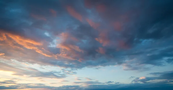 日落天空背景 — 图库照片