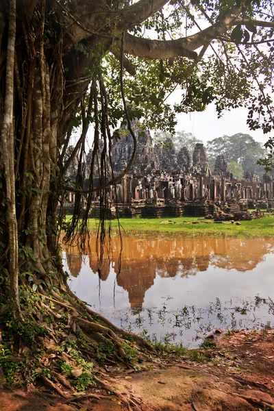 Tempio di Bayon ad Angkor Thom — Foto Stock