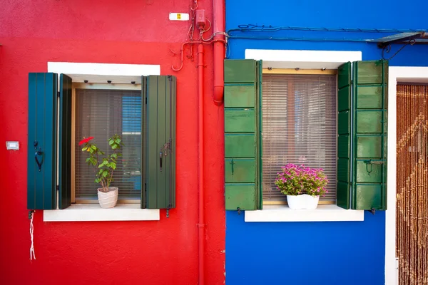 Ventana de Burano — Foto de Stock