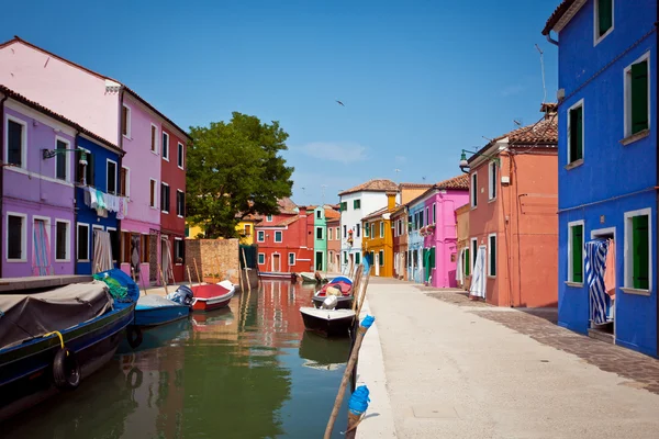 Burano eiland, Italië — Stockfoto