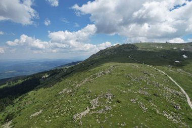 Vitosha Dağı 'nın manzarası. Sofya yakınlarında, Bulgaristan