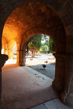Yunanistan 'ın Rodos adasındaki Filerimos Manastırı toprakları