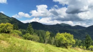 Dağ manzaralı 4k video görüntüsü