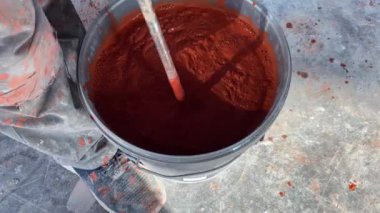 Bina karışımının bileşenlerini birleştirme süreci