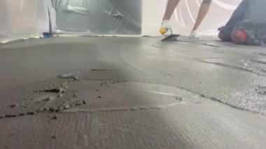 Dekoratif bir mikro çimento döşeme