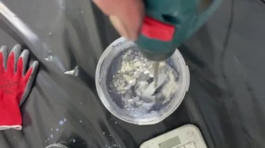 Bina karışımının bileşenlerini birleştirme süreci