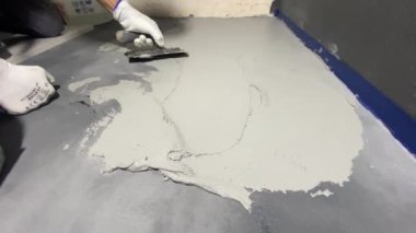 Dekoratif bir mikro çimento döşeme