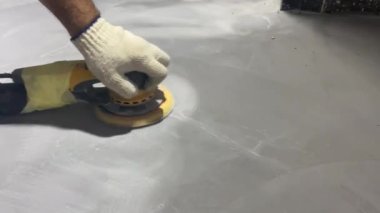 Dekoratif mikro çimento için zemin öğütme