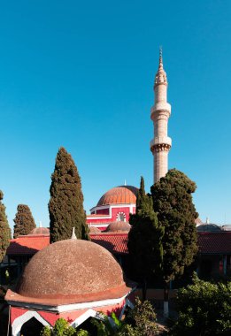 Eski Yunanistan 'ın Rodos adasındaki Süleyman Camii