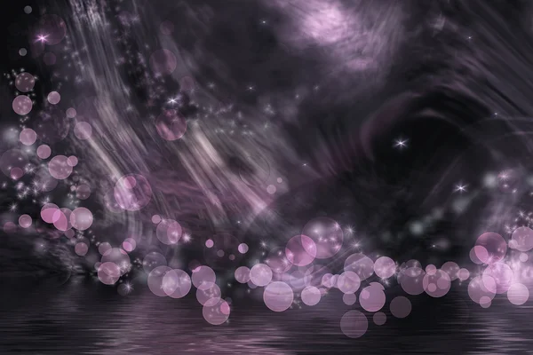 Abstract fantasy in dark gray and pink — Stock Photo, Image