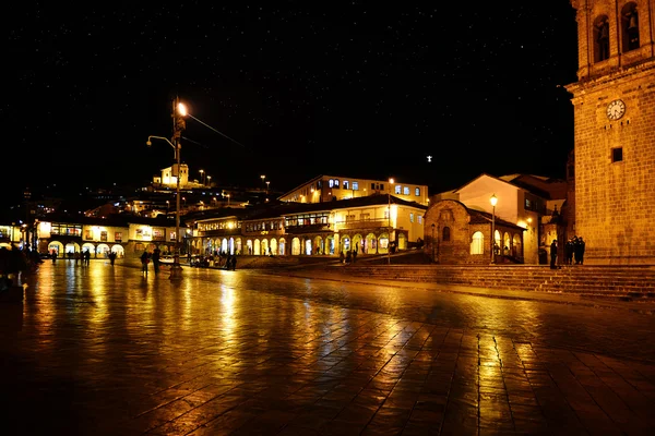 Cusco at night — Stock Photo, Image