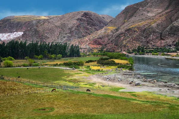 Urubamba-Fluss in Peru — Stockfoto