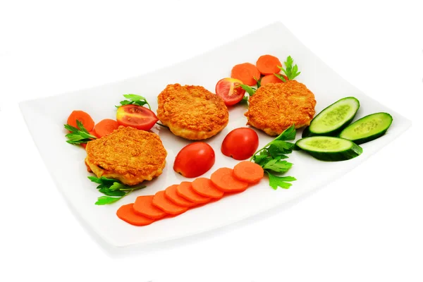 Hühnerschnitzel — Stockfoto