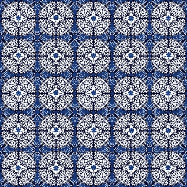 Blå mönster — Stockfoto