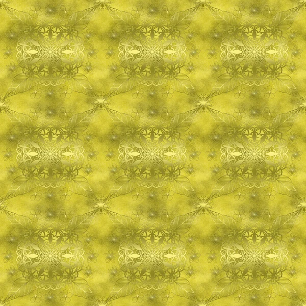 원활한 황금 패턴 — 스톡 사진