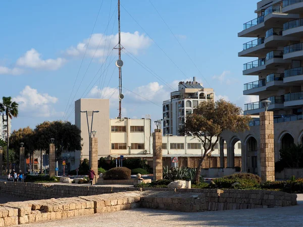 Ulica Nasypowa Arabskiego Miasta Akko Izraelu — Zdjęcie stockowe