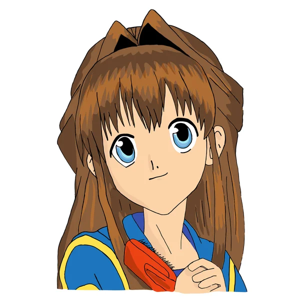 Anime meisje — Stockvector