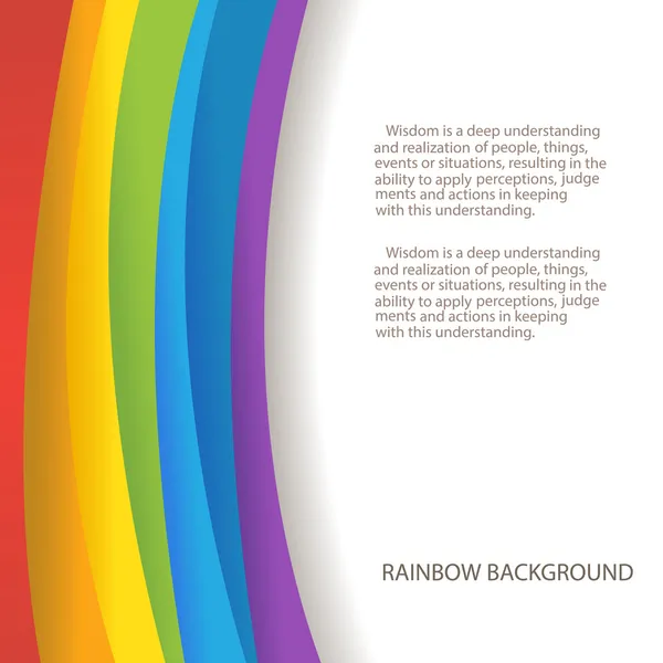 Rainbow bakgrund — Stock vektor