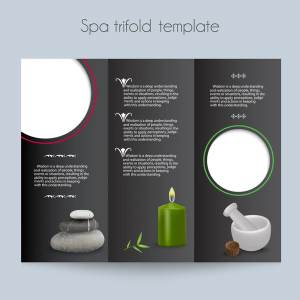 üç katlı & spa broşür & mock up