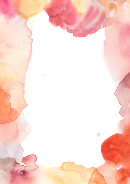Pastel renkli soyut suluboya sanat arka planı, suluboya fırça dokusu. Parmak izleri, duvar resimleri, davetiyeler ve duvar kağıtları için elle boyanmış resimler..